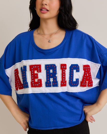 Miss Americana Shine Boxy Crop Top
