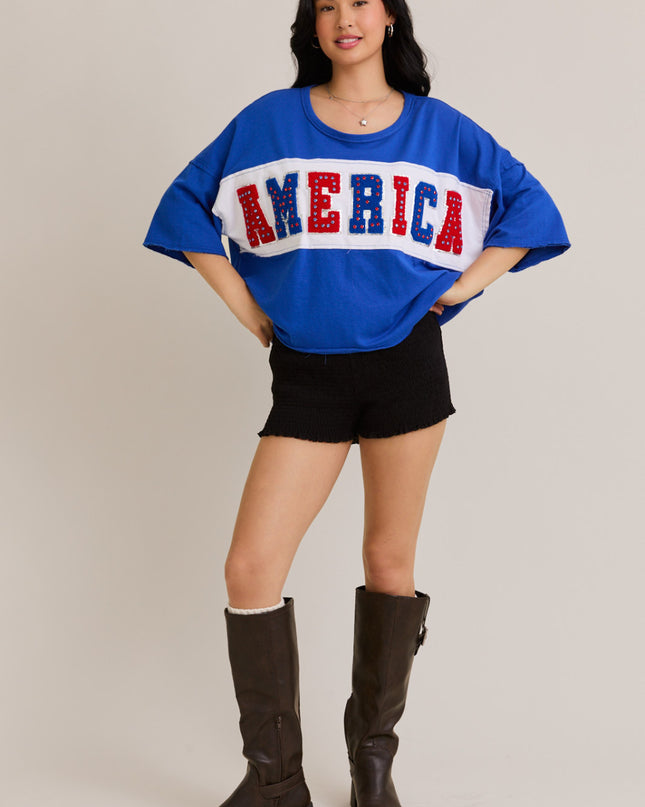 Miss Americana Shine Boxy Crop Top