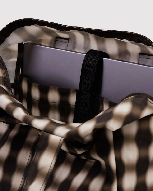 Baggu - Everyday Cloud Bag Blurred Gingham Brown
