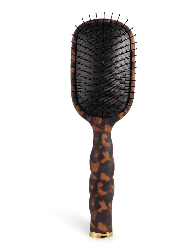 Detangler Hair Brush for Medium Hair Tortoise- Teleties