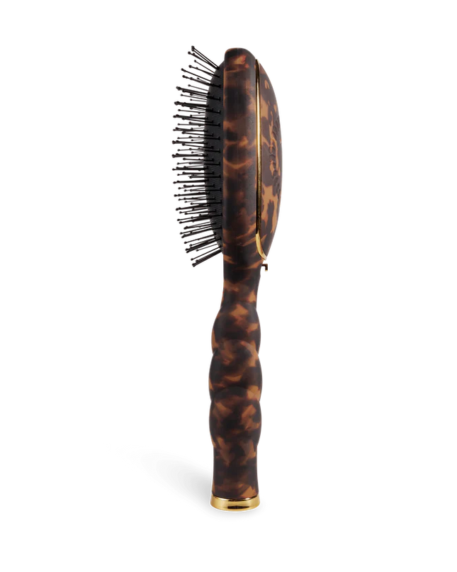 Detangler Hair Brush for Medium Hair Tortoise- Teleties