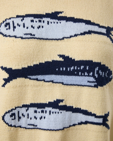 Sardine Queen Pullover Knit Sweater