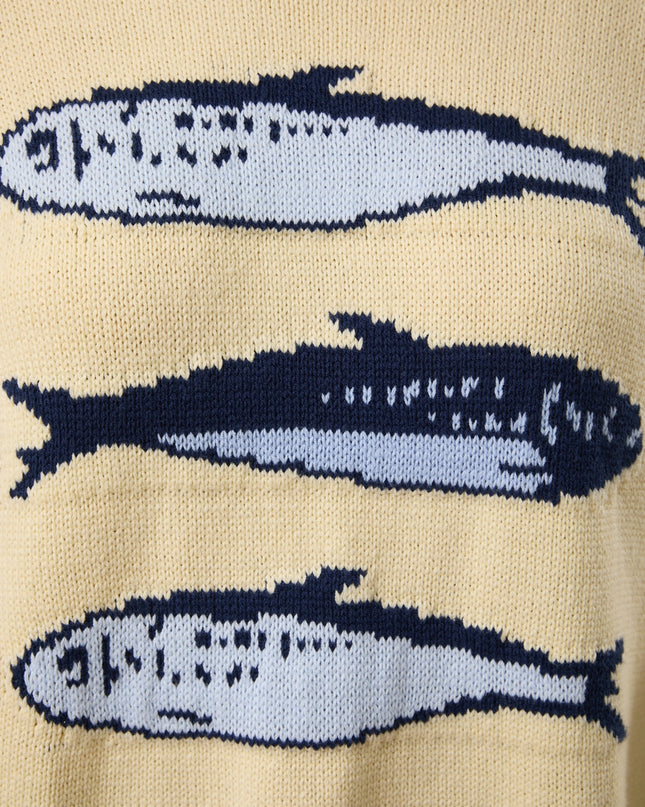 Sardine Queen Pullover Knit Sweater