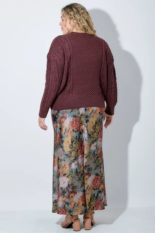 What Heaven Is Floral Maxi Skirt