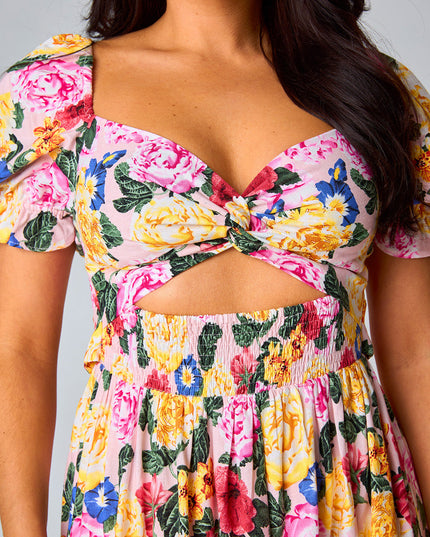 ROSS CUT OUT MIDI DRESS - Monet