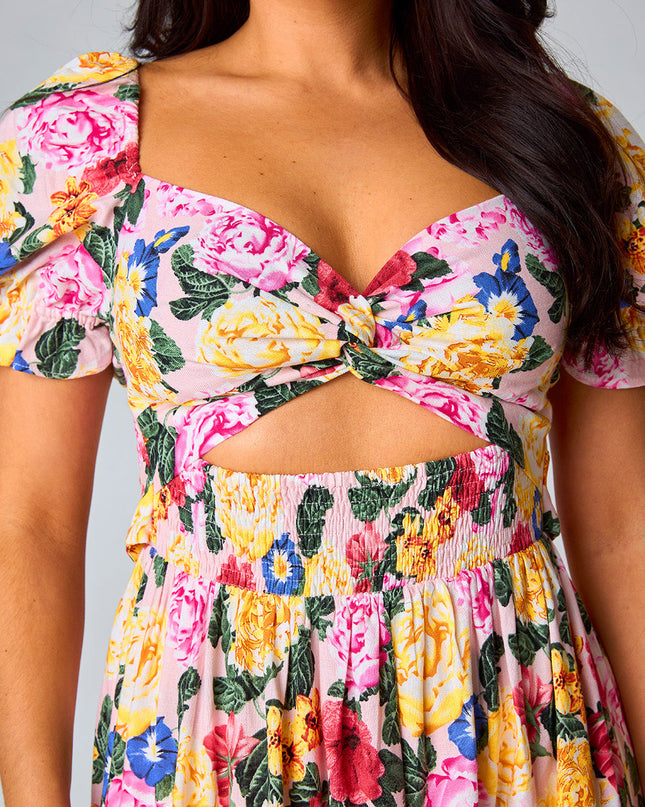 ROSS CUT OUT MIDI DRESS - Monet