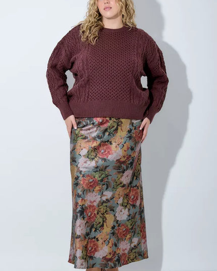 What Heaven Is Floral Maxi Skirt