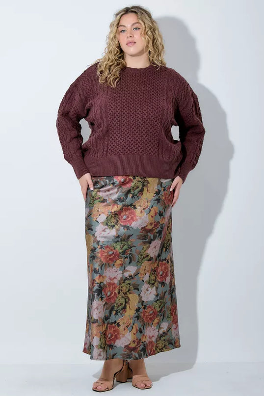 What Heaven Is Floral Maxi Skirt