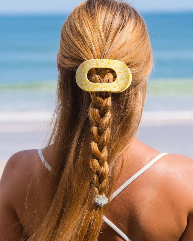 Teleties - Fun in the Sun - Medium Flat Round Hair Clip