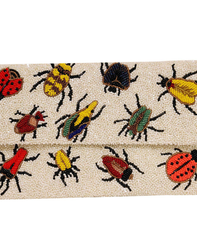 Miss Bugs Hand Beaded Crossbody