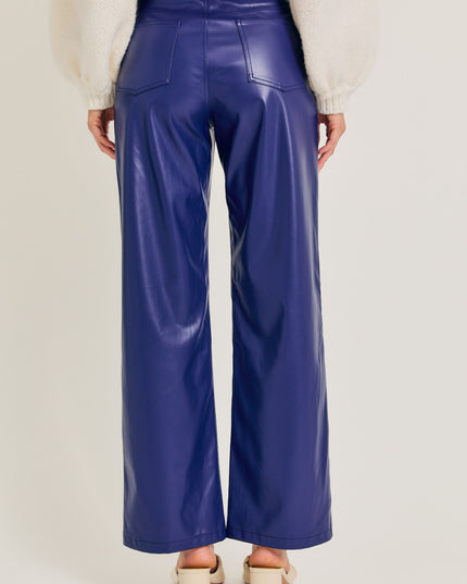 Honey, I'm Home Faux Leather Pants