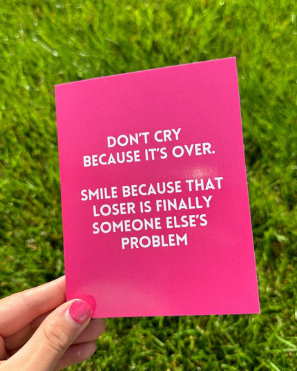 you're better off, sweetie card