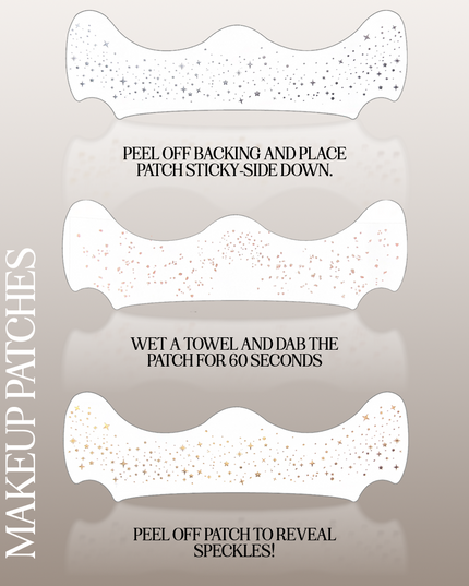 Fazit - Silver Stardust Speckle Makeup Patches