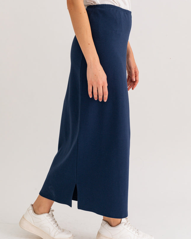 Passport Blue Maxi Skirt