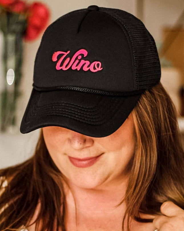 wino trucker hat