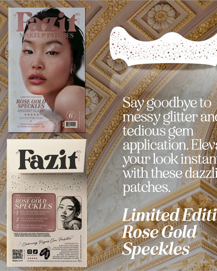 Fazit - Rose Gold Stardust Speckles Makeup Patches - Limited Edition