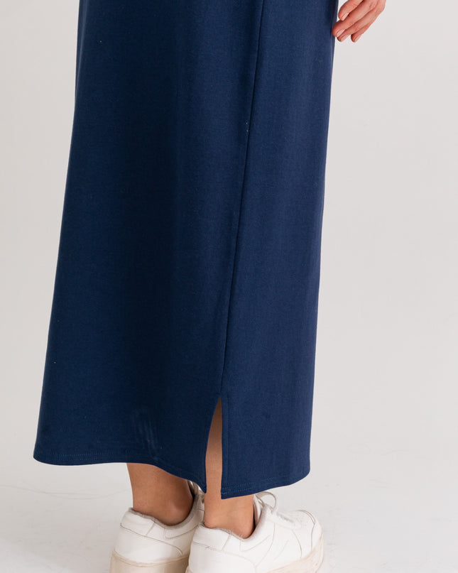 Passport Blue Maxi Skirt