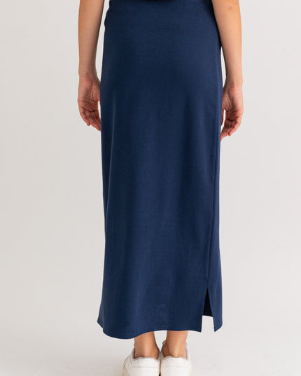Passport Blue Maxi Skirt