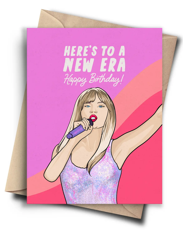 in my birthday era card