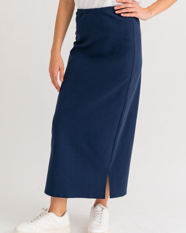 Passport Blue Maxi Skirt