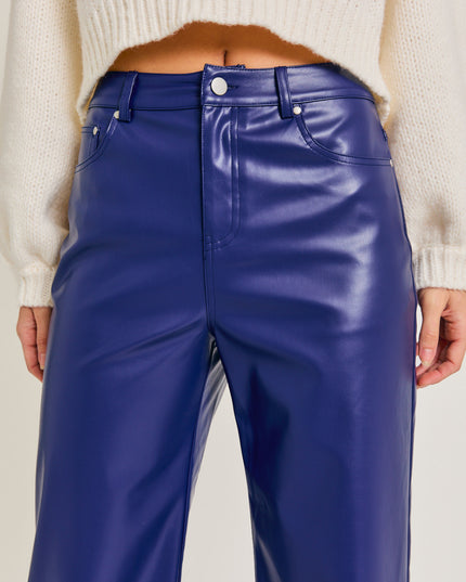 Honey, I'm Home Faux Leather Pants