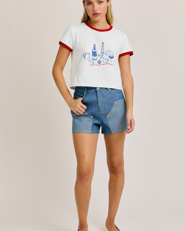 Pastry Princess Baby Ringer Tee