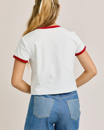 Pastry Princess Baby Ringer Tee