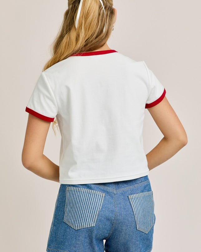 Pastry Princess Baby Ringer Tee