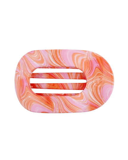Just Keep Swimming Flat Round Hair Clip-Teleties