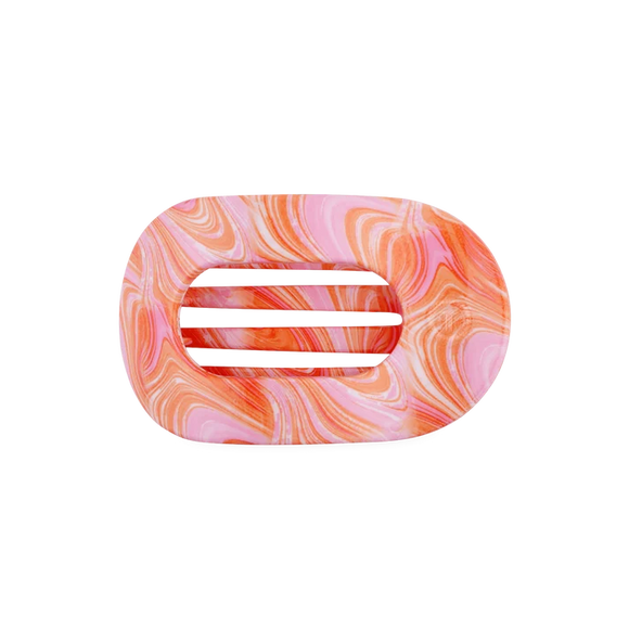 Just Keep Swimming Flat Round Hair Clip-Teleties