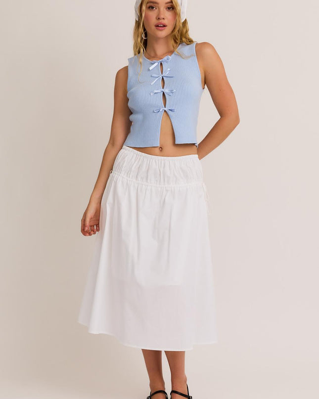 best in bow top - light blue