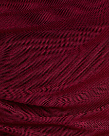 That Ain't My Merlot Sheer Drape Mesh Detail Tank