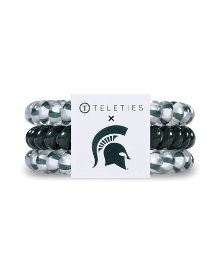 Michigan State University Hair Ties Teleties