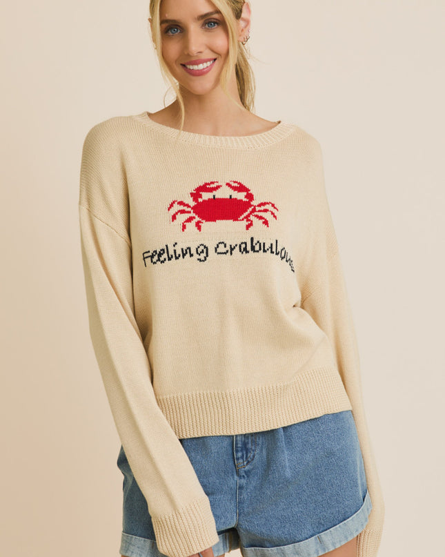 Feeling Crabulous Pullover