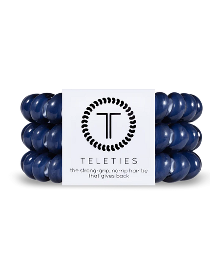 Nantucket Navy Hair Ties Teleties