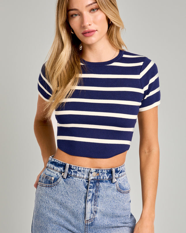 Naut Your Average Striped Tee