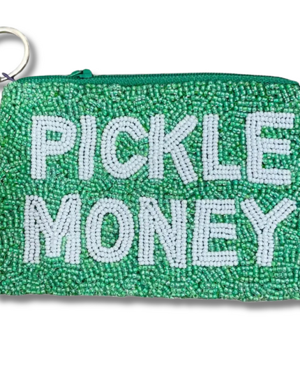 pickle money coin purse