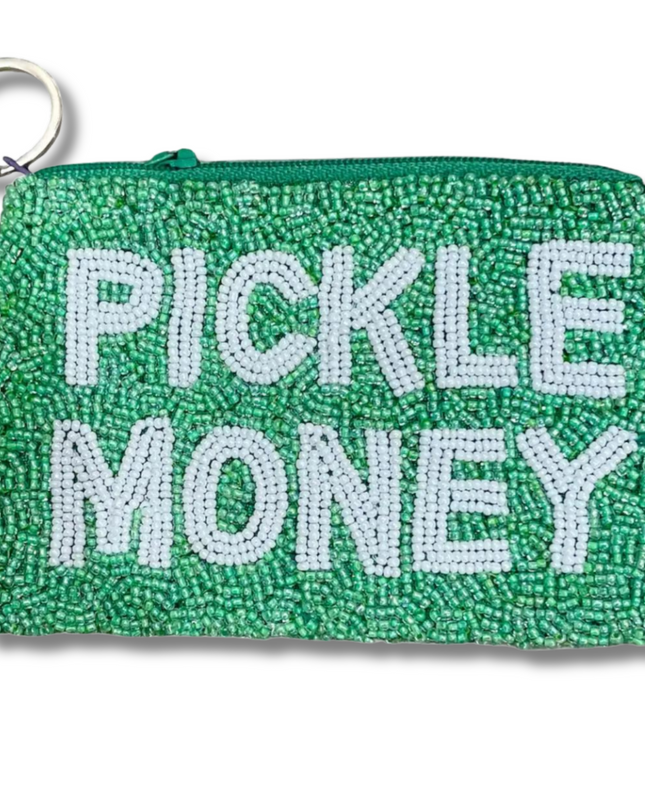 pickle money coin purse