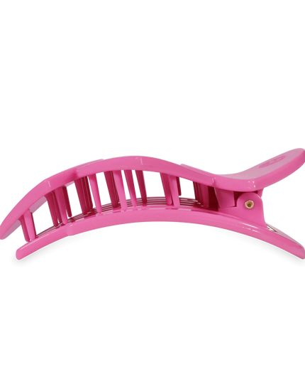 Pink Heart to Heart Flat Hair Clip - Teleties