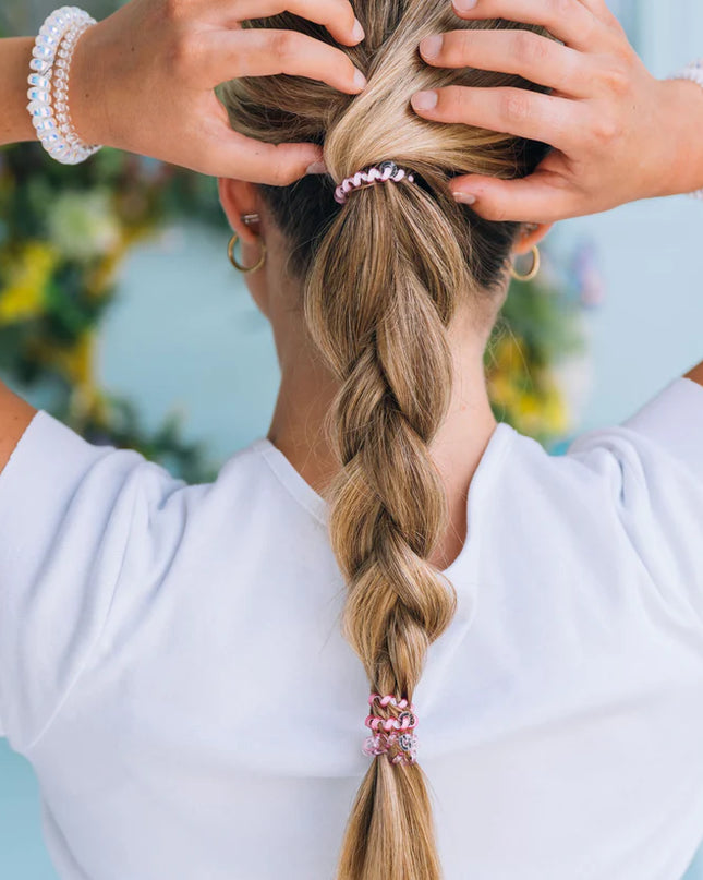 Pretty in Pink Tiny Hair Ties- Teleties