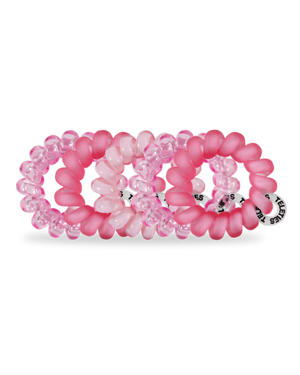 Pretty in Pink Tiny Hair Ties- Teleties