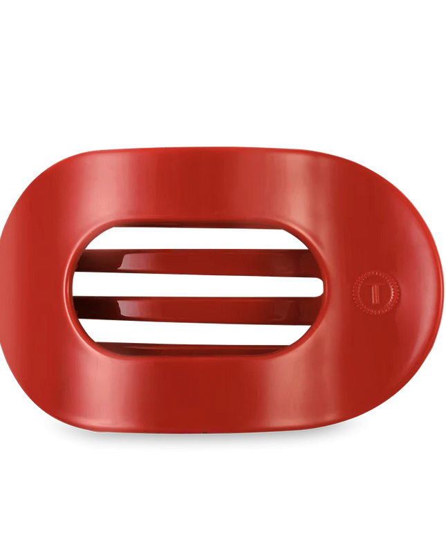 Red Carpet Ready Flat Round Hair Clip- Teleties