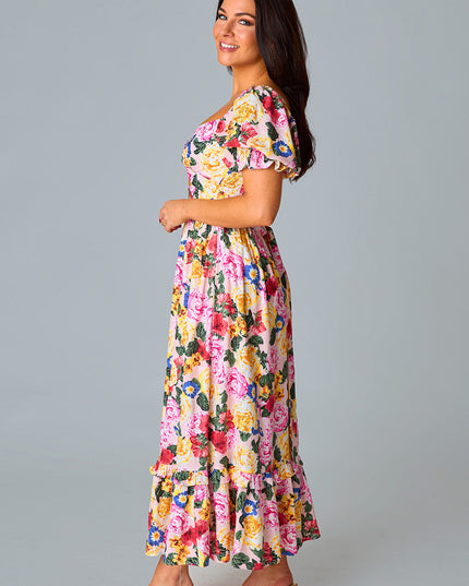 ROSS CUT OUT MIDI DRESS - Monet