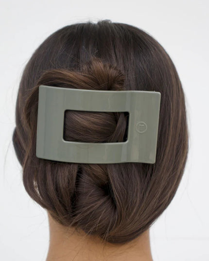 Sage it ain't so Flat Rectangle Hair Clip - Teleties