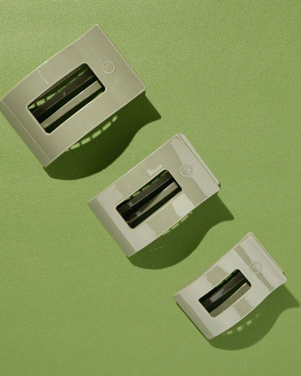 Sage it ain't so Flat Rectangle Hair Clip - Teleties