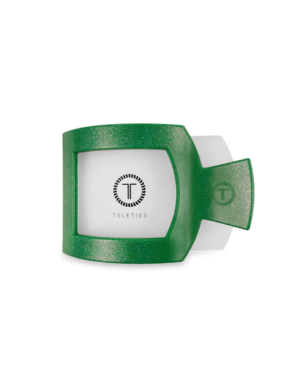 The Flat Clip Shamrock Shimmer- Teleties