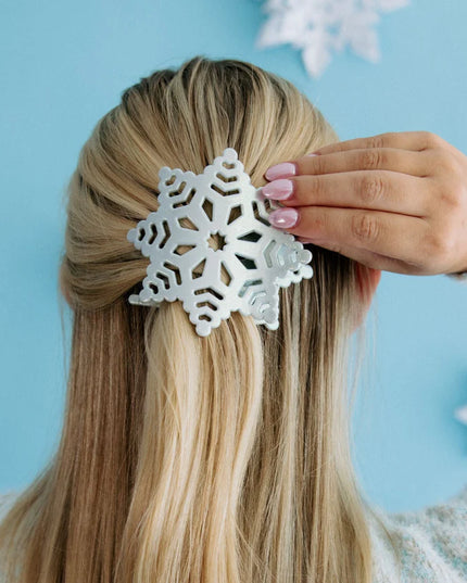 Teleties Snowflake Flat Hair Clip