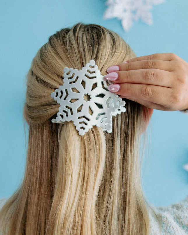Teleties Snowflake Flat Hair Clip