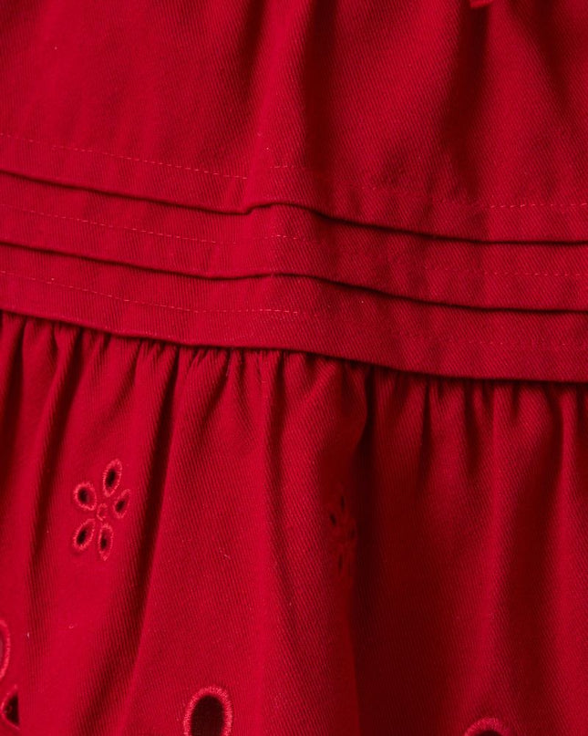 Scarlet Sweetheart Eyelet Mini