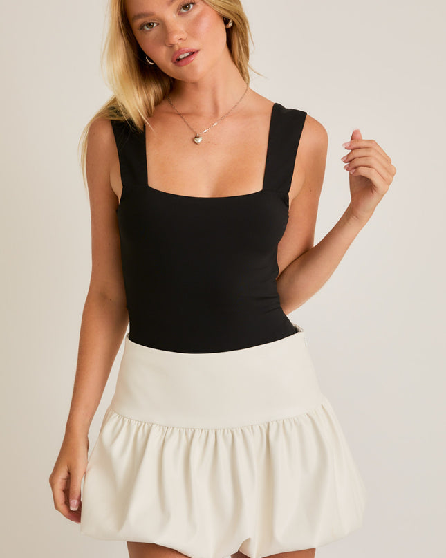 Tie Me Up Bodysuit - Black